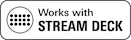 Works with Stream Deck